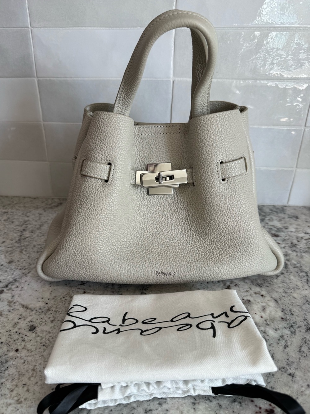 Rabeanco SAOIRSE Belt Soft Structural Shoulder Tote Small